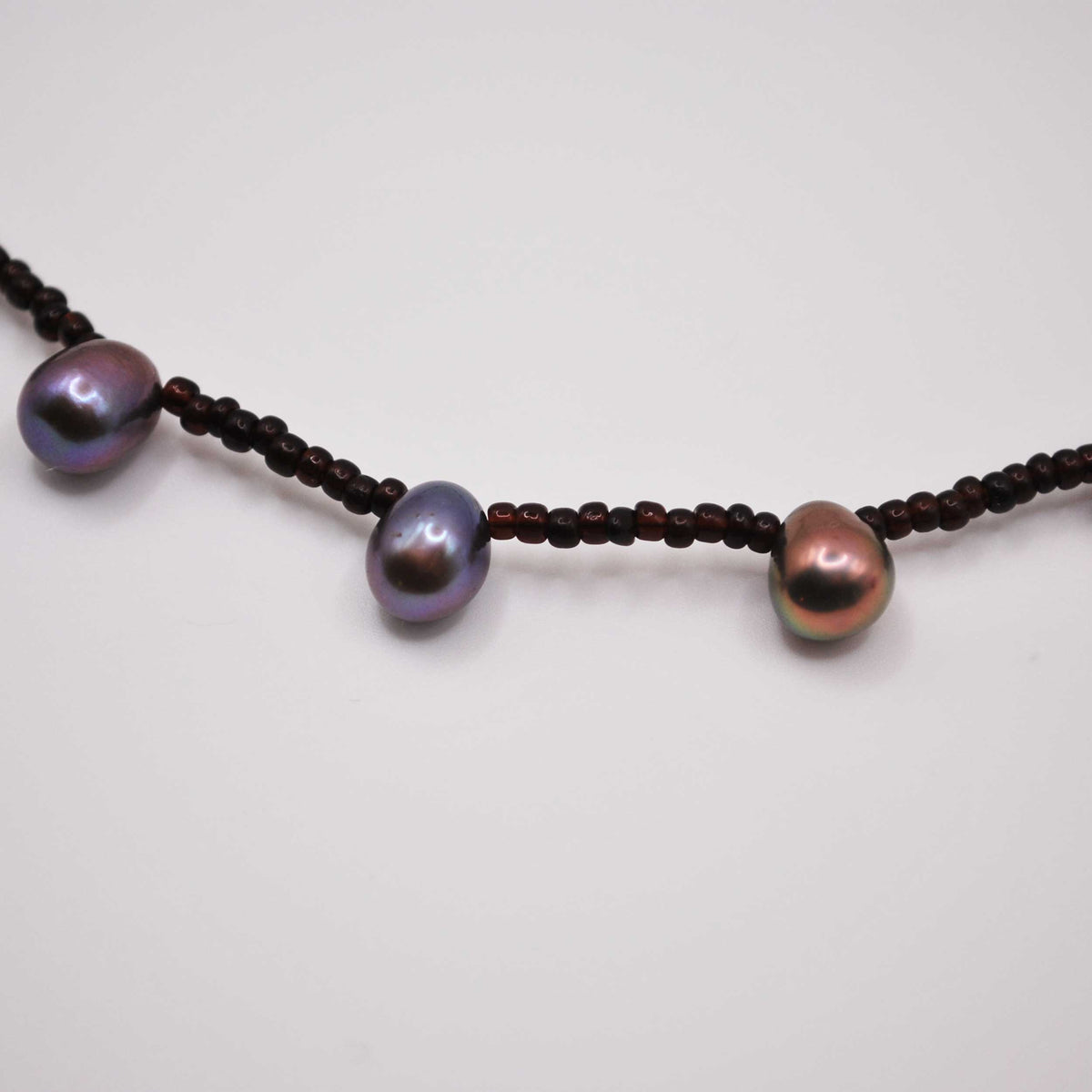 'moonlit tide' freshwater pearl station necklace
